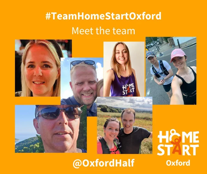 Team Home-Start Oxford is made up of 17 runners, some that have run for Home-Start before and some for whom the Oxford Half will be their first race.