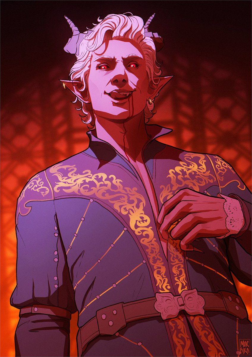 morbirdart's tweet image. Do you think you could trust me just a little further?
#BG3 #BaldursGate3 #Astarion
