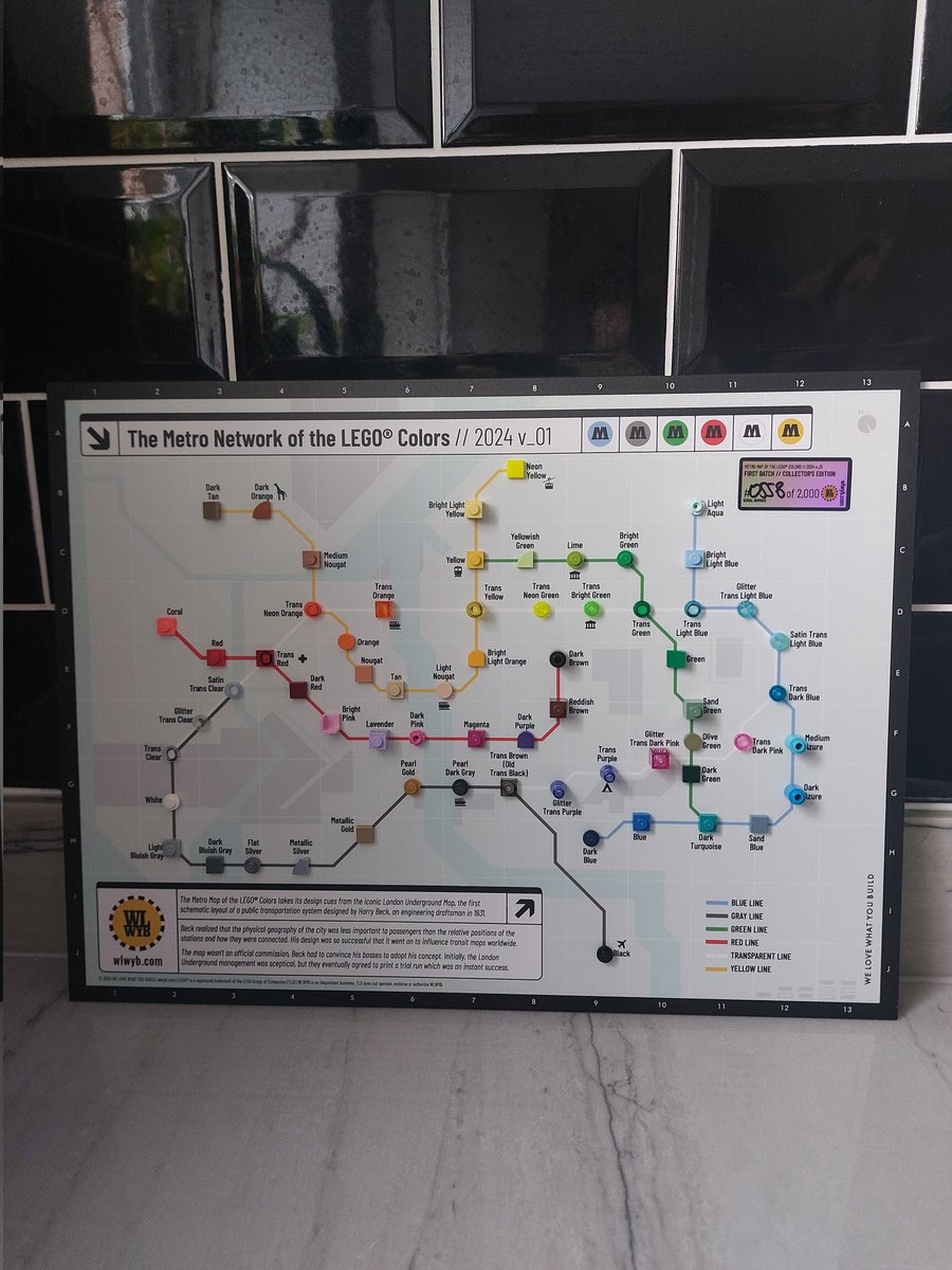 Ashley_Rabot's tweet photo. Metro Maps and Lego, two of my favourite things and how better to bring them together than The Metro Network of Lego!

With so many colours, it creates a unique map with Lego lines and looks awesome! Head over to @WLWYB and grab yours now. Don't forget to use Code "Rabot" https://t.co/7b4yMcfeWw