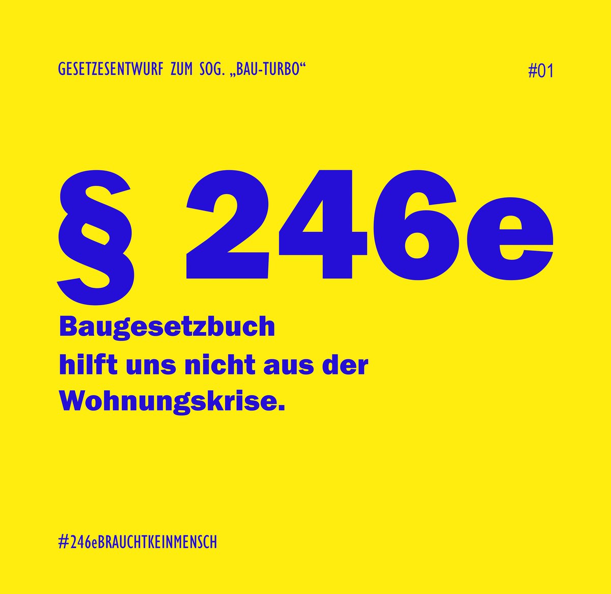 Ein erneutes NEIN zur Einführung von #246ebrauchtkeinMensch: Kein Beitrag zur Schaffung von bezahlbarem Wohnraum, Türöffner für Bodenspekulation, Gefahr für Umwelt und nachhaltige Stadtentwicklung, Angriff auf kommunale Selbstverwaltung <a href="/bund_net/">BUND</a> <a href="/duh/">Jeff Shaw</a> <a href="/NABU_de/">NABU 🦤</a>