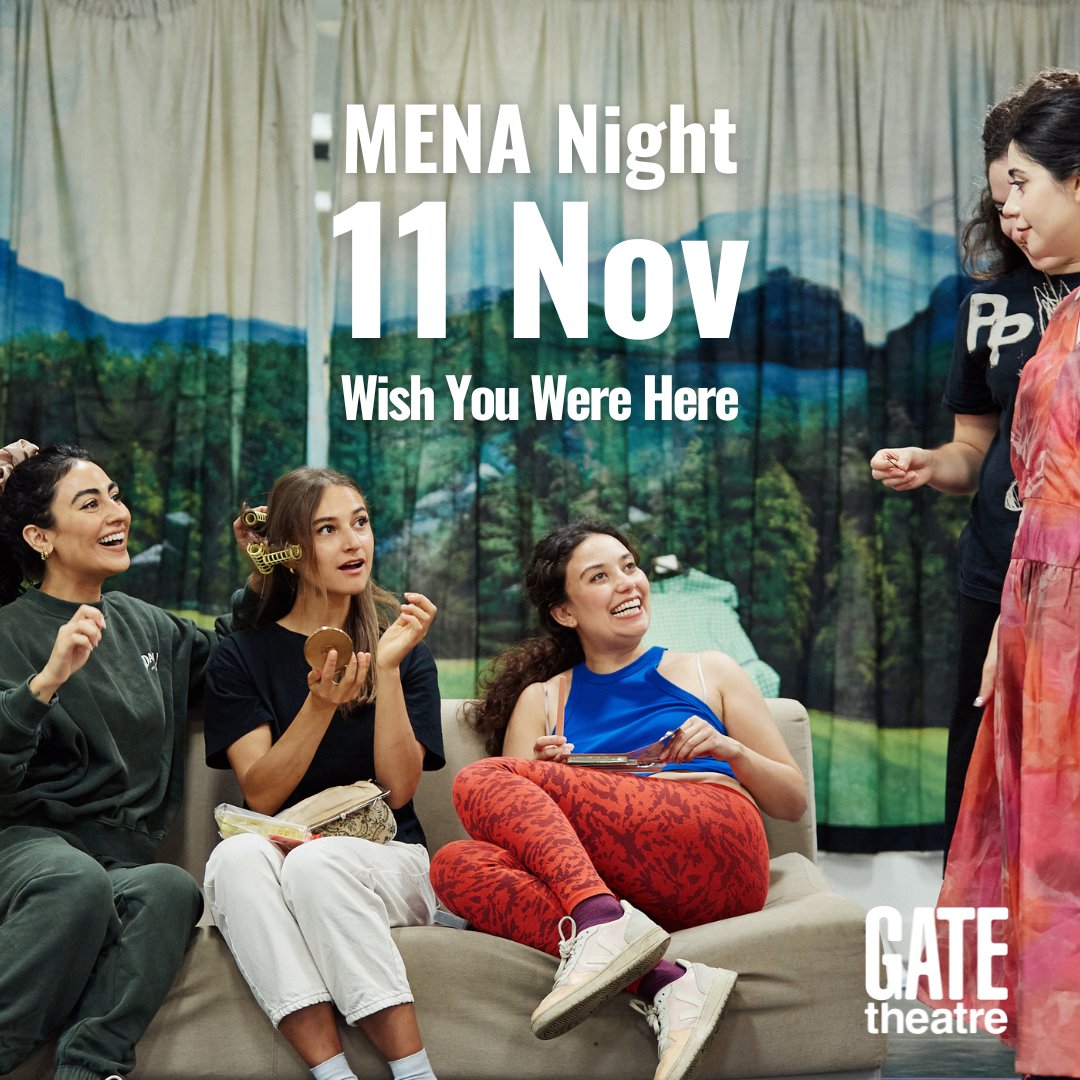 On the 11th November we'll be offering a discount for MENA communities to welcome MENA audiences to Sanaz Toossi's Wish You Were Here. 

This code is WYWHMENA and can be applied at checkout when you buy tickets for 11th November! 

📷 Richard Lakos

🎟️ gatetheatre.co.uk/wish-you-were-…