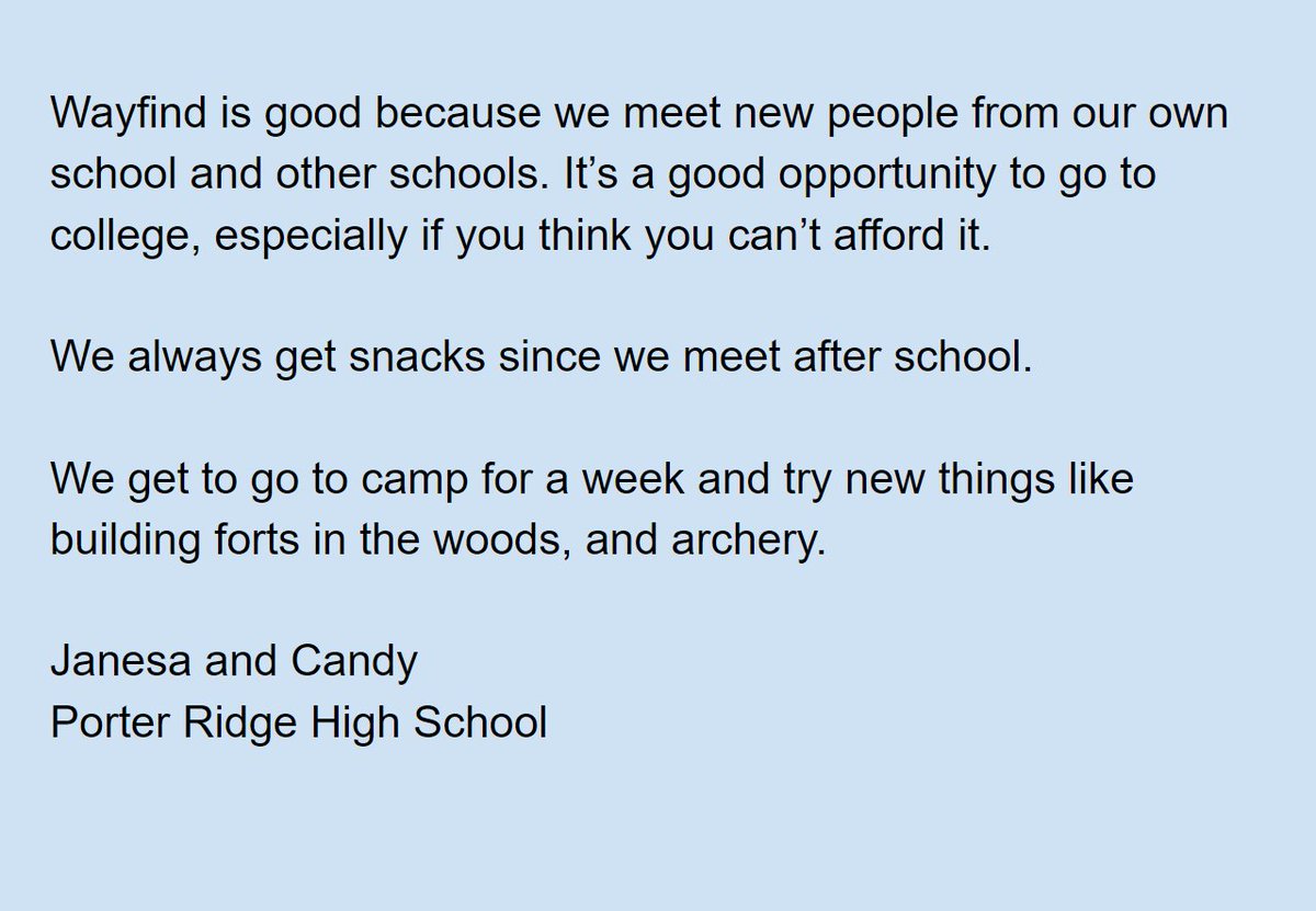 The Wayfind application for the class of 2029 closes on 10/13. Visit wingate.edu/admissions/way… to learn more.