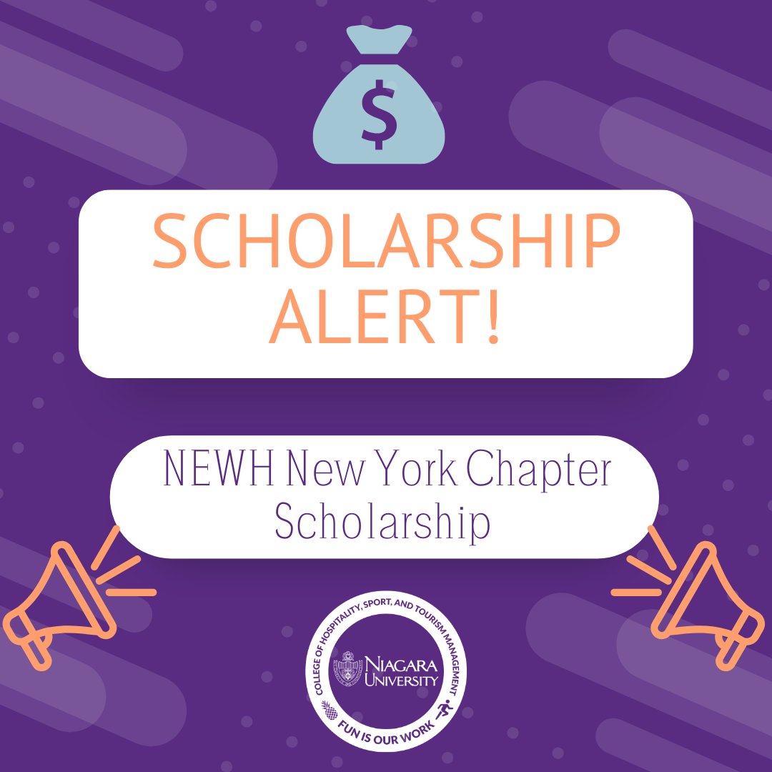 The NEWH New York Chapter's Scholarship application has officially opened!📣

More information and details on how to apply can be found on the Niagara CoHST website linked below!
ow.ly/nl2l50THgmk