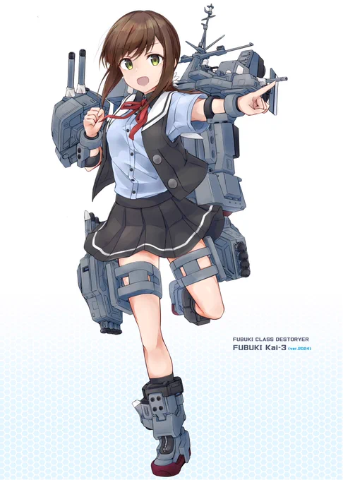 この機会に艤装付きのも(再掲) #これを見た人は何か青いものをあげる見た人強制 