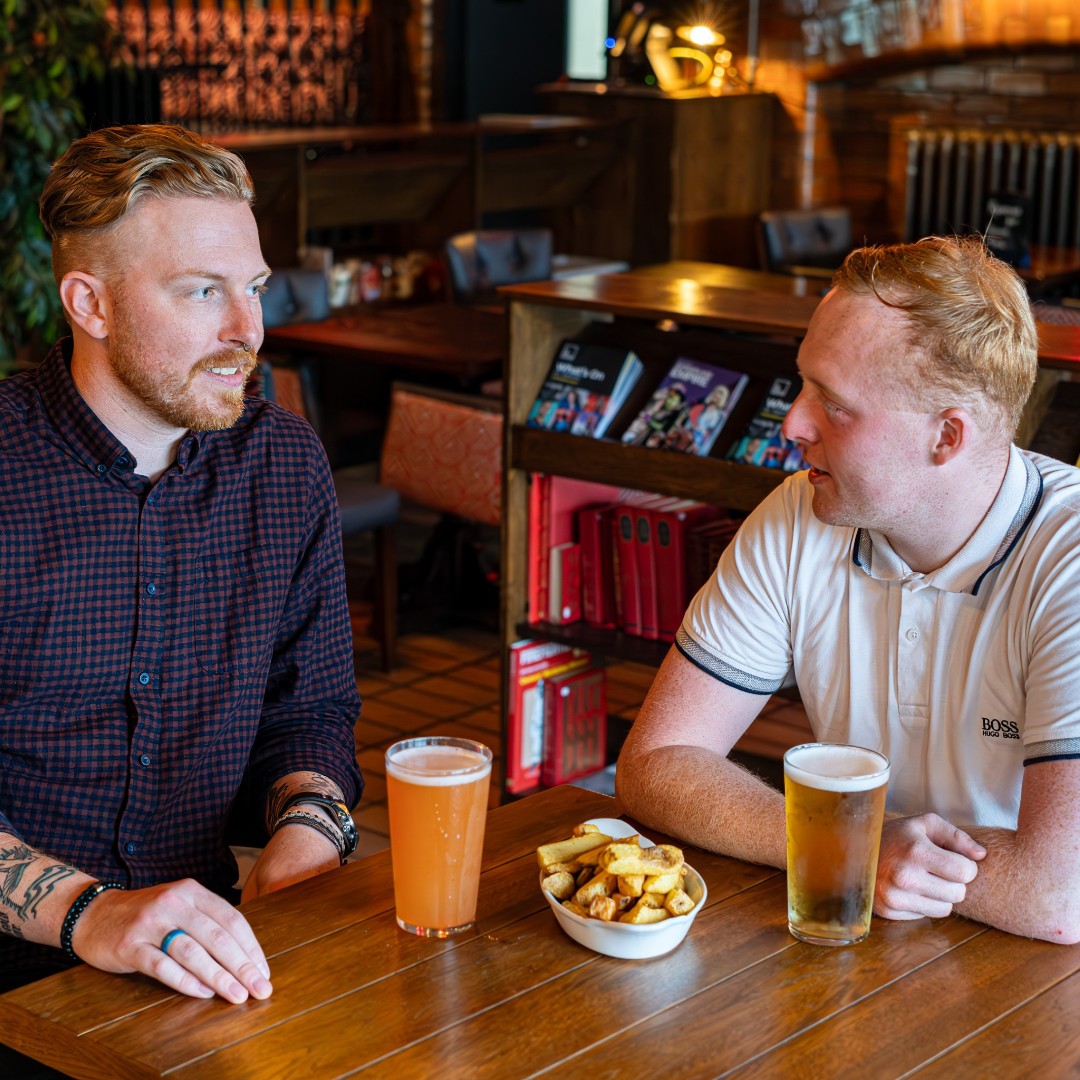 A refreshing midweek pint of Schöffer and a bowl of thick cut chips. Name a better duo.