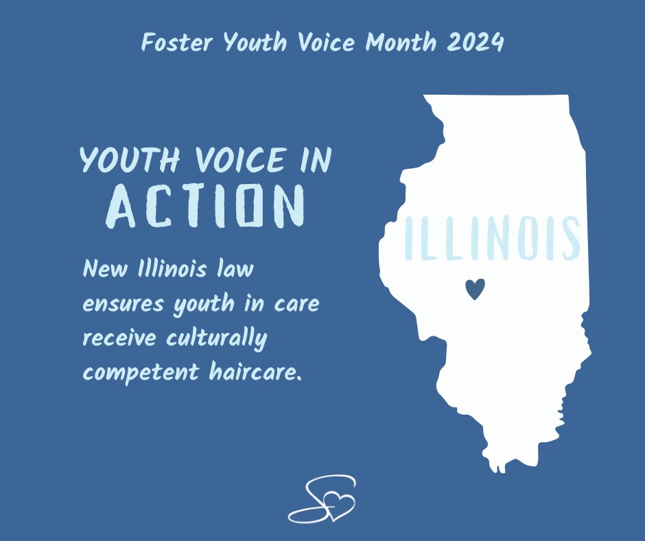 selflesslovefdn's tweet photo. 🚨A new Illinois law (HB 5097) will ensure that youth in foster care receive culturally competent haircare! The legislation requires a haircare plan for all youth in care, including training for caregivers and access to hair products for all ethnicities! 🙌 💇🏽♀️👧🏾 #FYVM https://t.co/417AK1jxL8