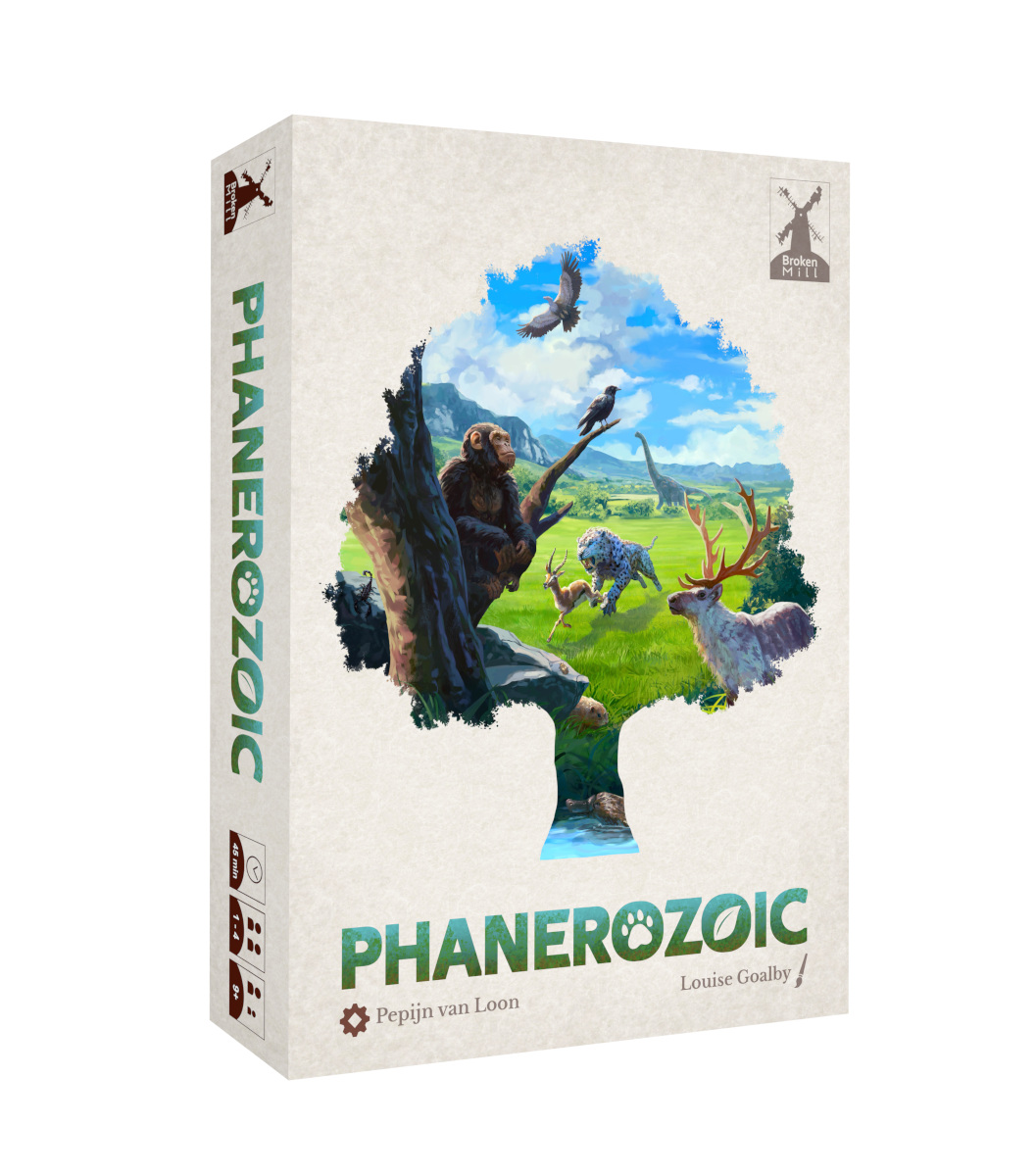 I've received the cover artwork for Phanerozoic and made a mockup of the box. I'm super happy with <a href="/Fleeting_Ember/">Louise Goalby</a>'s beautiful art. What do you think?