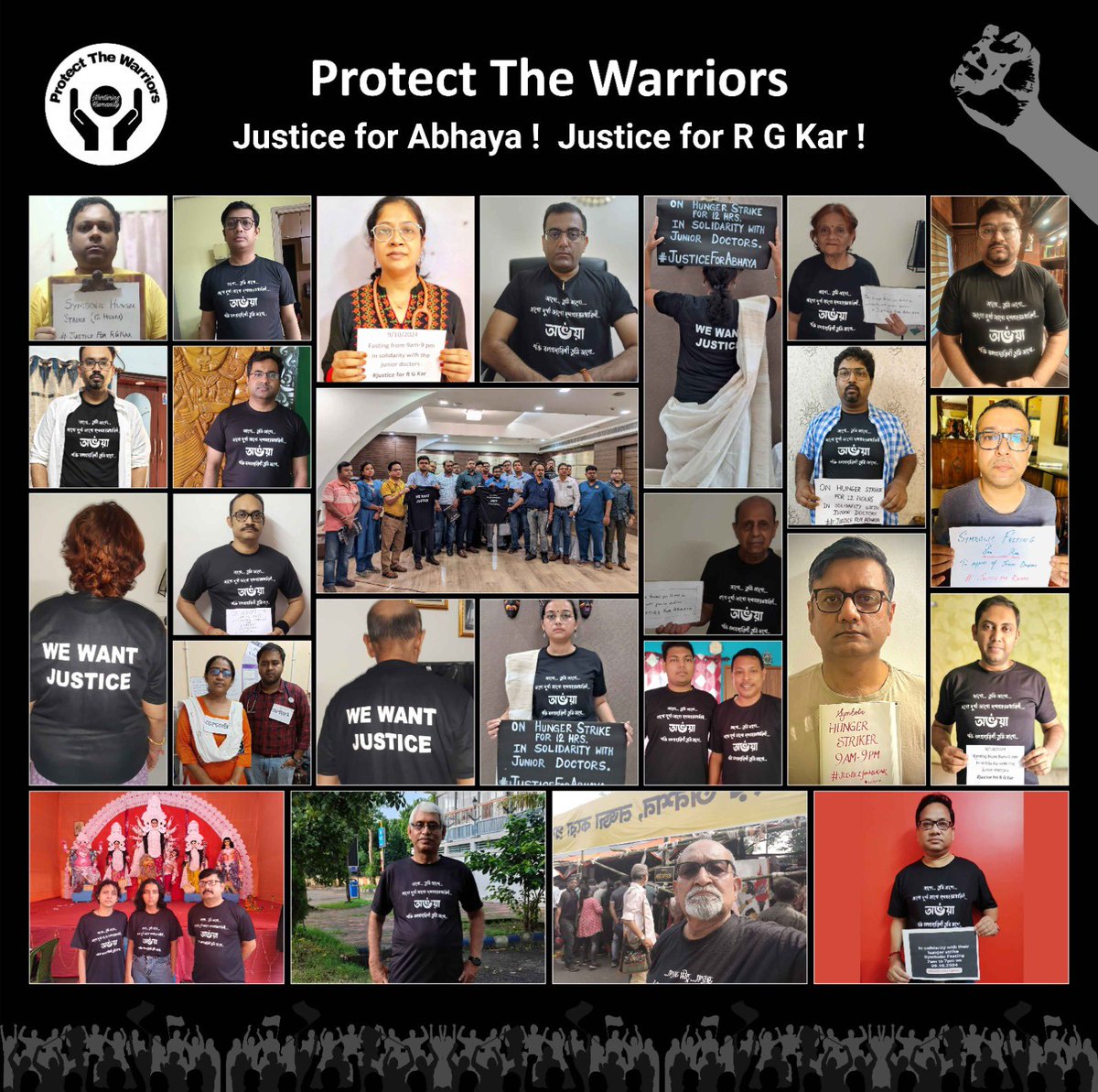 WBJDF we are with you. The whole world is fasting with you.