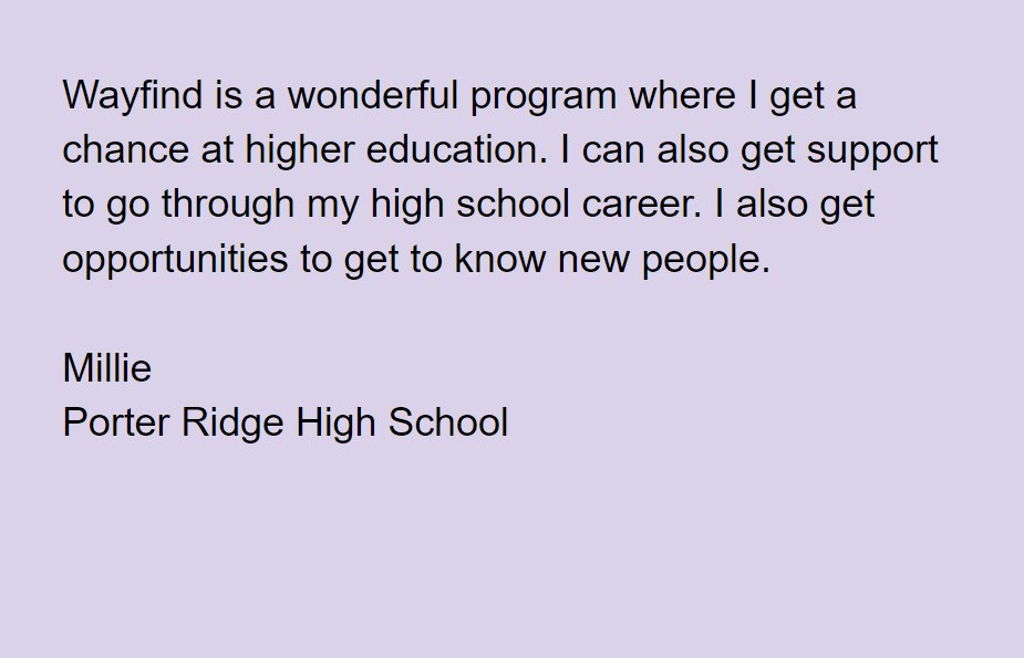 Don't delay, the Wayfind application closes 10/13. Visit wingate.edu/admissions/way… to learn more.