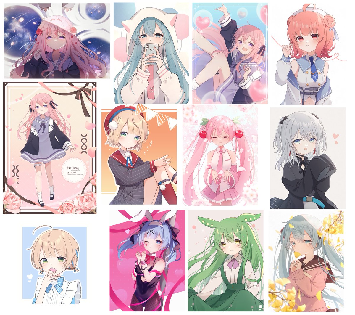 @momo_nekot7 初めまして!
個人でイラストレーターをしている夜宮ゆめはと申します。
ちびキャラ・アイコンどちらも制作可能です。
サンプルを添付しますので、もし気になったらいつでもDMください。
HPに一枚絵の料金目安もあります。
よろしくお願いします!
HP:https://t.co/fJclWHK7Su
