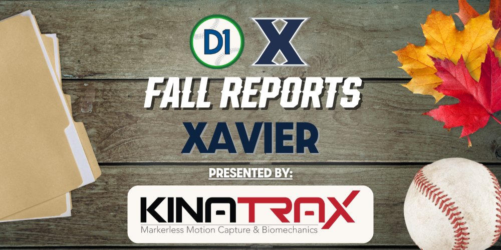 Kendall Rogers (@kendallrogers) on Twitter photo 🗡️FALL REPORT: Xavier🗡️
<a href="/XavierBASE/">Xavier Baseball</a> has firmly established itself as one of the better programs in the <a href="/BIGEAST/">BIG EAST Conference</a>. How are things looking for Billy OC's Musketeers this fall? <a href="/JoeHealyD1/">Joe Healy</a> has the answer.
READ MORE: d1baseball.com/fall-report/20… 🗡️FALL REPORT: Xavier🗡️
<a href="/XavierBASE/">Xavier Baseball</a> has firmly established itself as one of the better programs in the <a href="/BIGEAST/">BIG EAST Conference</a>. How are things looking for Billy OC's Musketeers this fall? <a href="/JoeHealyD1/">Joe Healy</a> has the answer.
READ MORE: d1baseball.com/fall-report/20…
