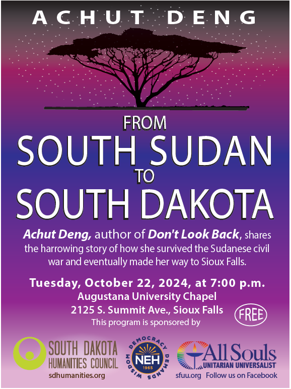achut_deng's tweet photo. It's such an honor to be invited to this amazing event. I will be speaking on the power of perseverance and the human spirit, and how, despite unimaginable hardships, we can all find healing and build new lives filled with purpose. 💜Join me for this special event! https://t.co/MXVezDFeCw