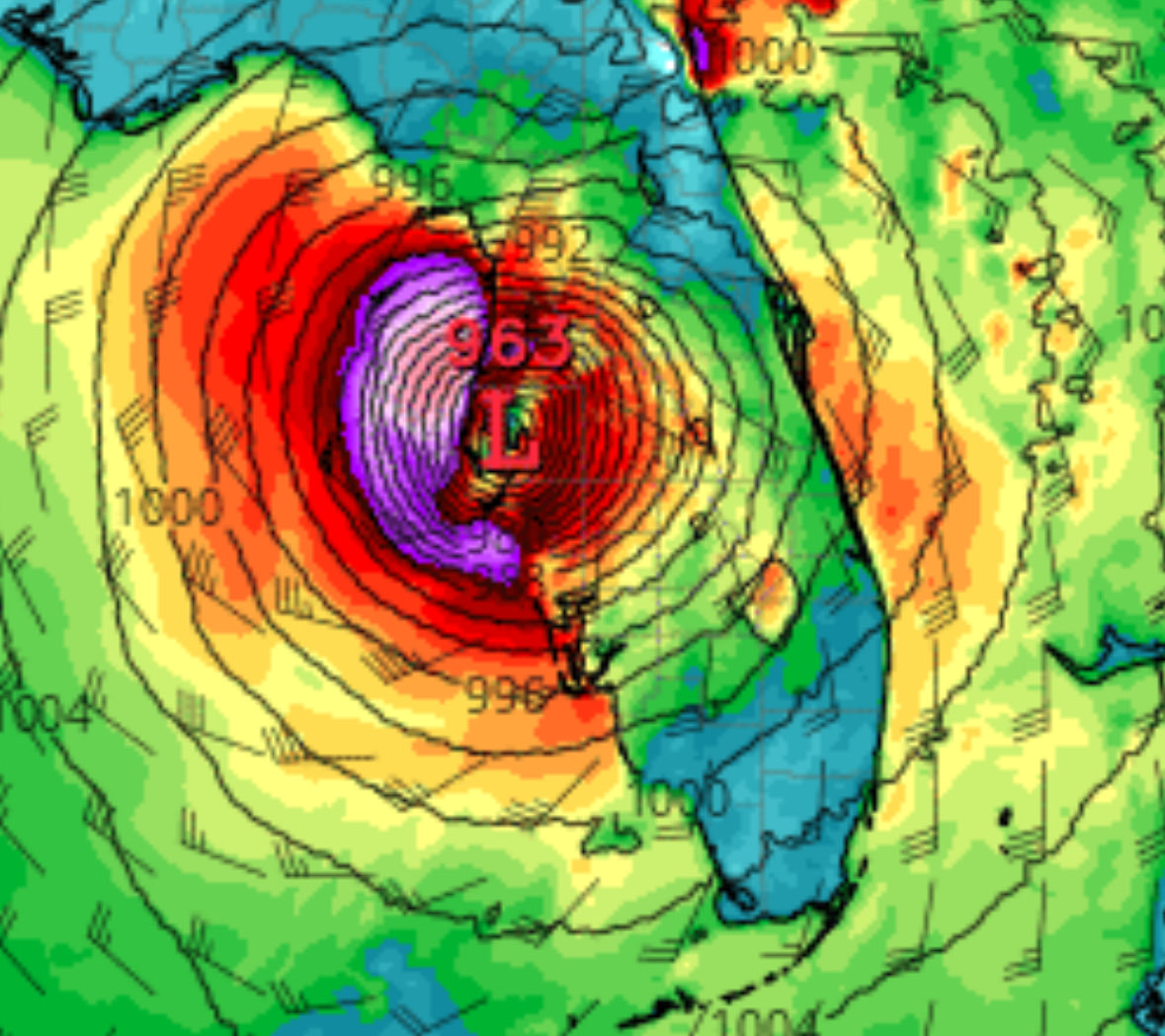 3km Nam brings it into Tampa Bay