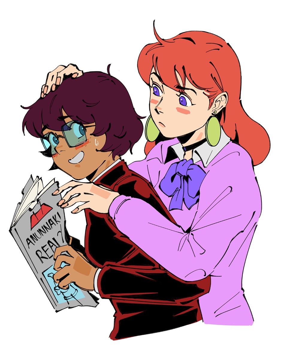 two kids interested in ghosts and aliens