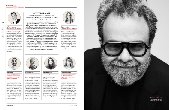 FuegoCaminaC's tweet photo. Hoy estamos de celebración porque ayer salimos en la última edición de FORBES España. Y no en cualquier página, lo hicimos en la lista de "Los 100 más creativos en el mundo de los negocios". ¿Hay mejor piropo para una agencia? https://t.co/XWPyjiLB7H