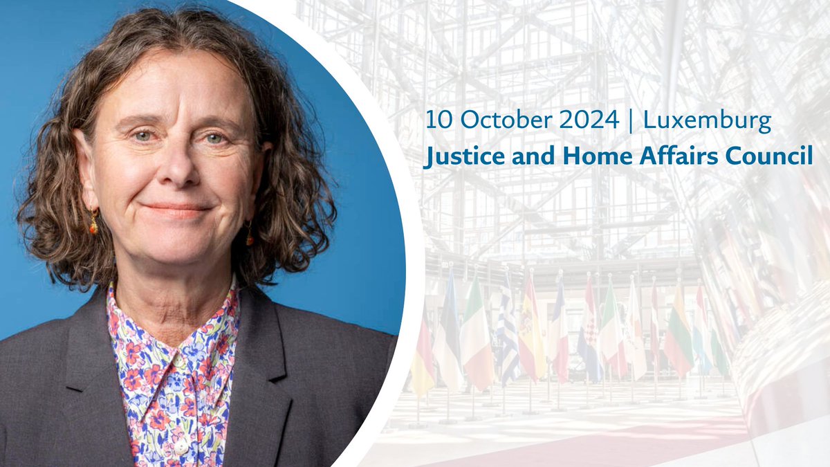 Minister Faber <a href="/MinisterAenM/">Ministers Asiel en Migratie</a> is in Luxemburg for the #JHACouncil meeting.

She will underline the need for:
📍Strengthening the Schengen Area
📍Reducing irregular migration
📍Enhancing border security
📍Cooperation with third countries
📍 Revision of the return directive