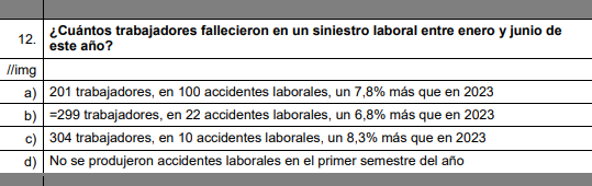 1) He estado ojeando las preguntas propuestas por CCOO para las oposiciones de RTVE y hay una que me ha llamado la atención.

Al margen de la utilidad de que un periodista recuerde un número de una estadística mensual a boleo, hay un dato muy sorprendente en las respuestas...
