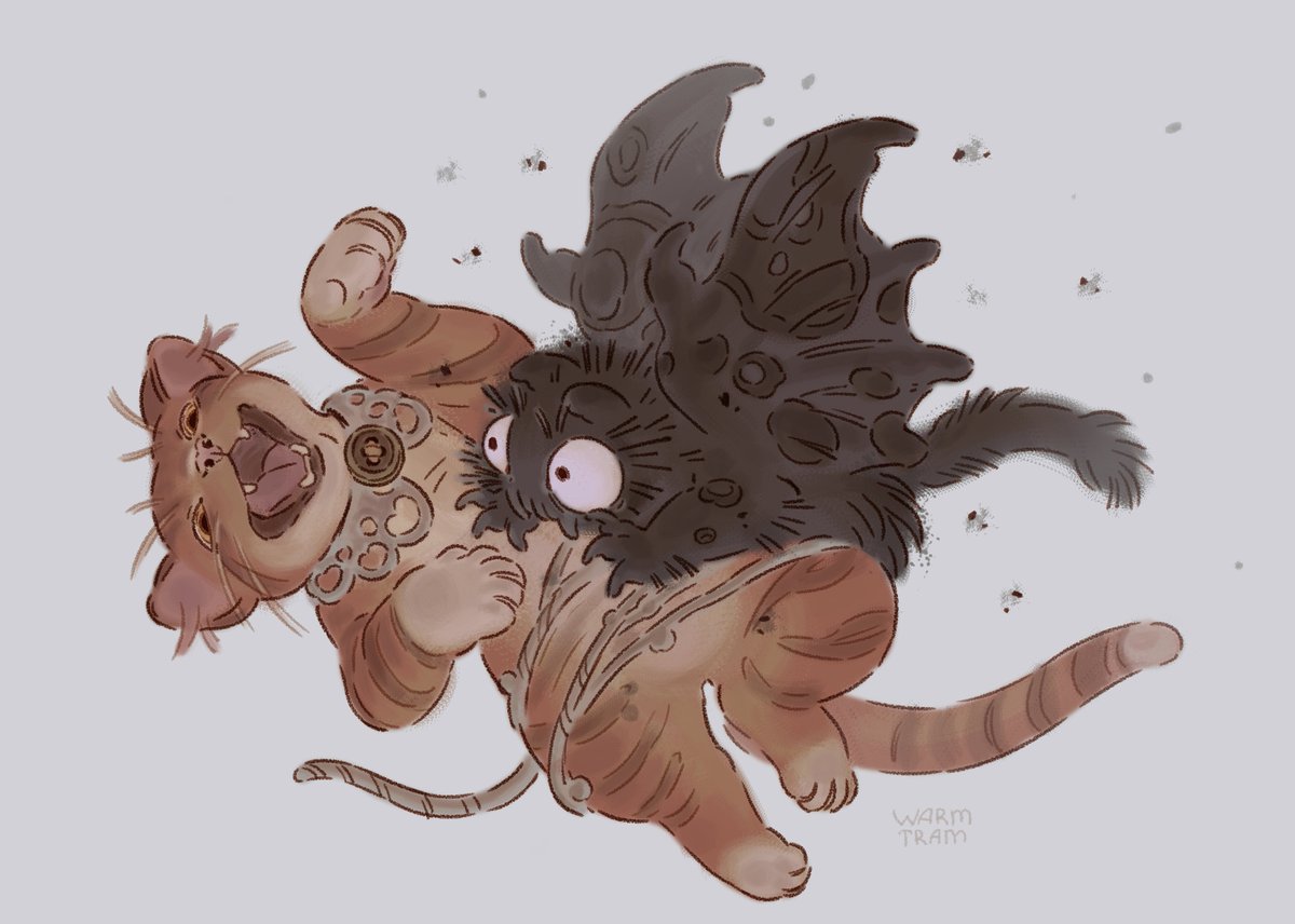 Hi! #PortfolioDay I'm Olya, I'm a 2d artist and I like to draw something calm and warm