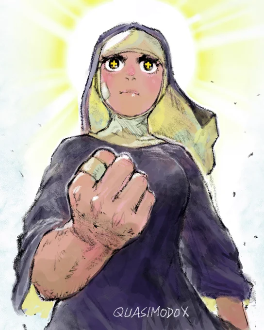 Sister Slam! Mariah, the wrestling nun. 