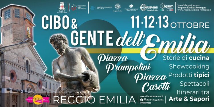 11-12-13 ottobre 2024 "Cibo e gente dell'Emilia"
Storie di cucina, Showcooking, prodotti tipici, spettacoli e itinerari tra Arte e Sapori.

📍Piazza Prampolini
📍Piazza Casotti

Programma completo qui 👇
bit.ly/Cibo-gente-emi…

@ComuneRE <a href="/visitemilia/">Visit Emilia</a> <a href="/turismoER/">inEmiliaRomagna</a> <a href="/RegioneER/">Regione Emilia-Romagna</a>