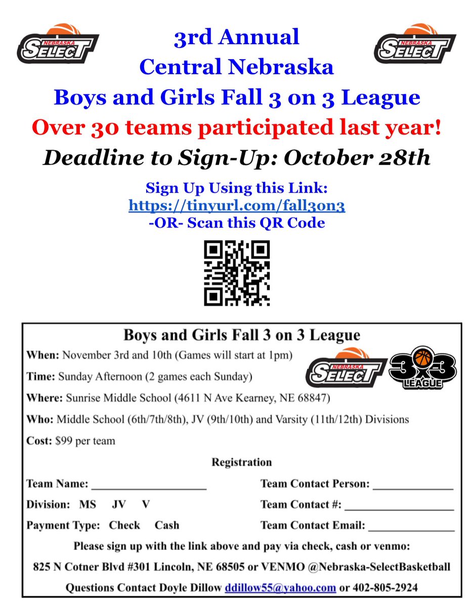 Nebraska Select (@nebraskaselect) on Twitter photo Great opportunity for basketball development before the season starts! Get signed up today! <a href="/DoyleDillow/">Doyle Dillow</a> Great opportunity for basketball development before the season starts! Get signed up today! <a href="/DoyleDillow/">Doyle Dillow</a>