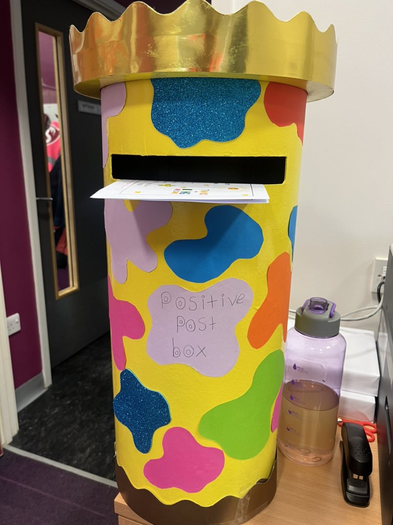 Say hello to the Positive Postbox 📮 here at Stocksbridge! Coming soon so watch this space… 👀