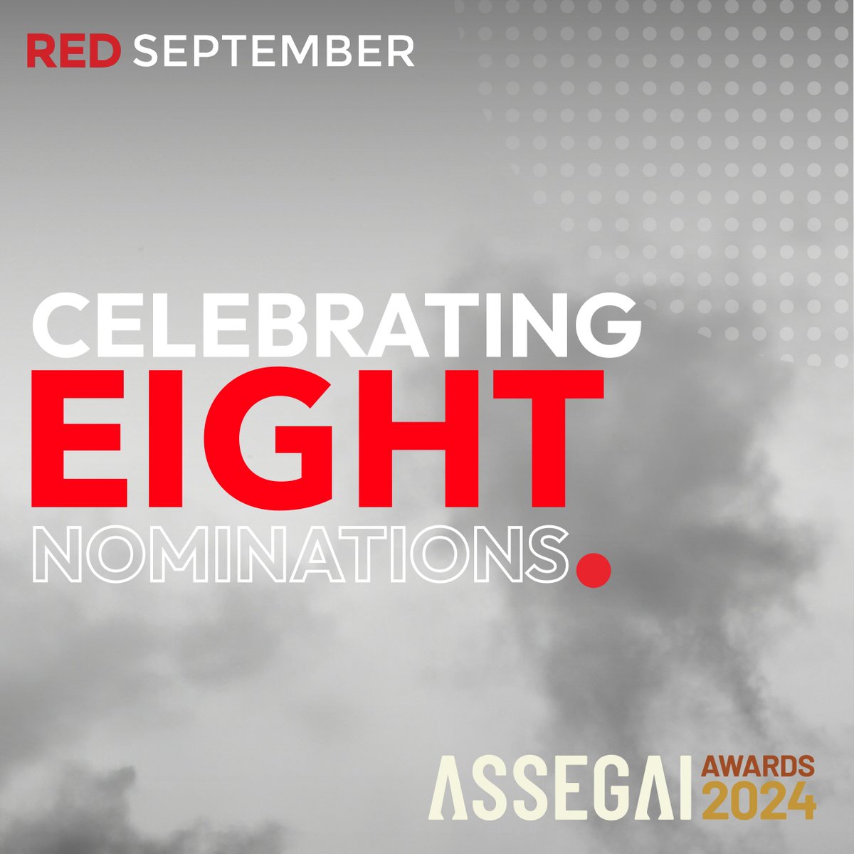 redseptemberZA's tweet photo. We’re thrilled to announce that our incredible Red September team has been nominated for eight Assegai Integrated Marketing Awards! This recognition reflects the hard work, creativity, and passion we pour into every campaign. 
#RedSeptember #AssegaiAwards2024 #Teamwork https://t.co/Mxl8rcQEyq