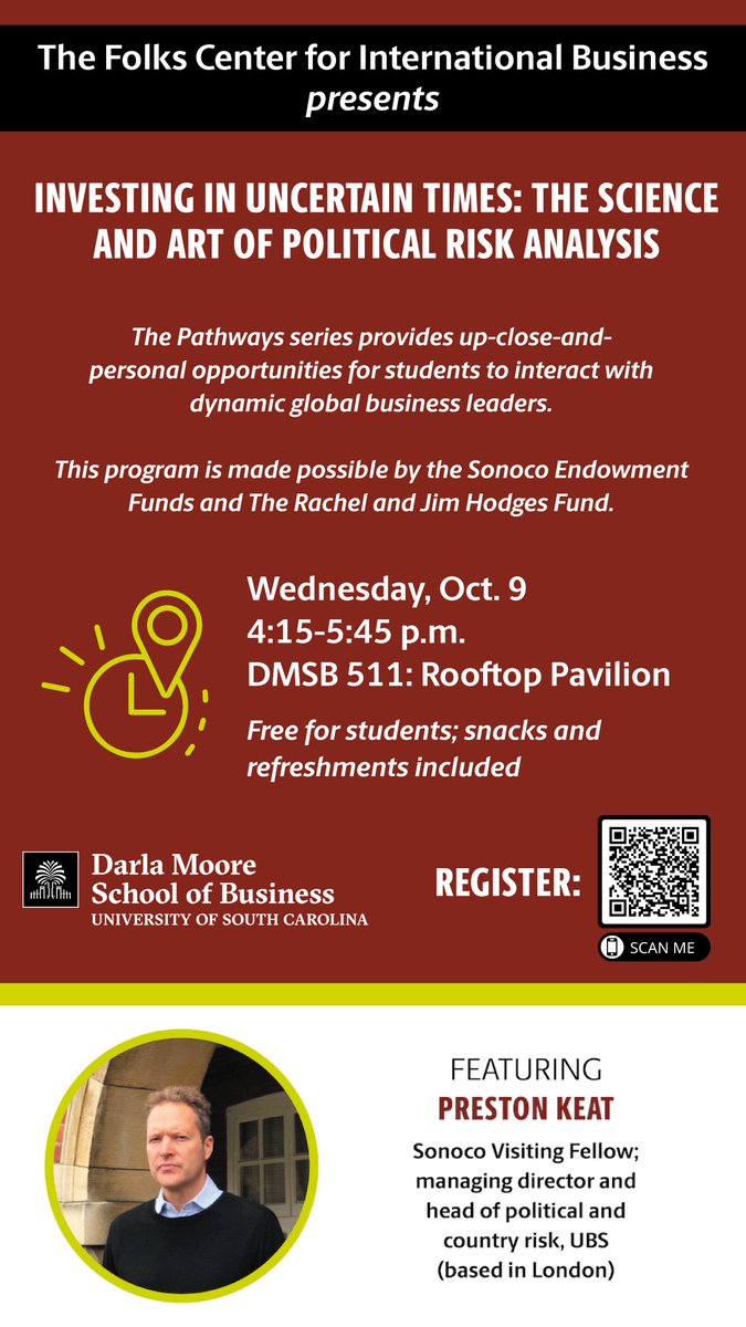 USC Darla Moore School of Business tweet media