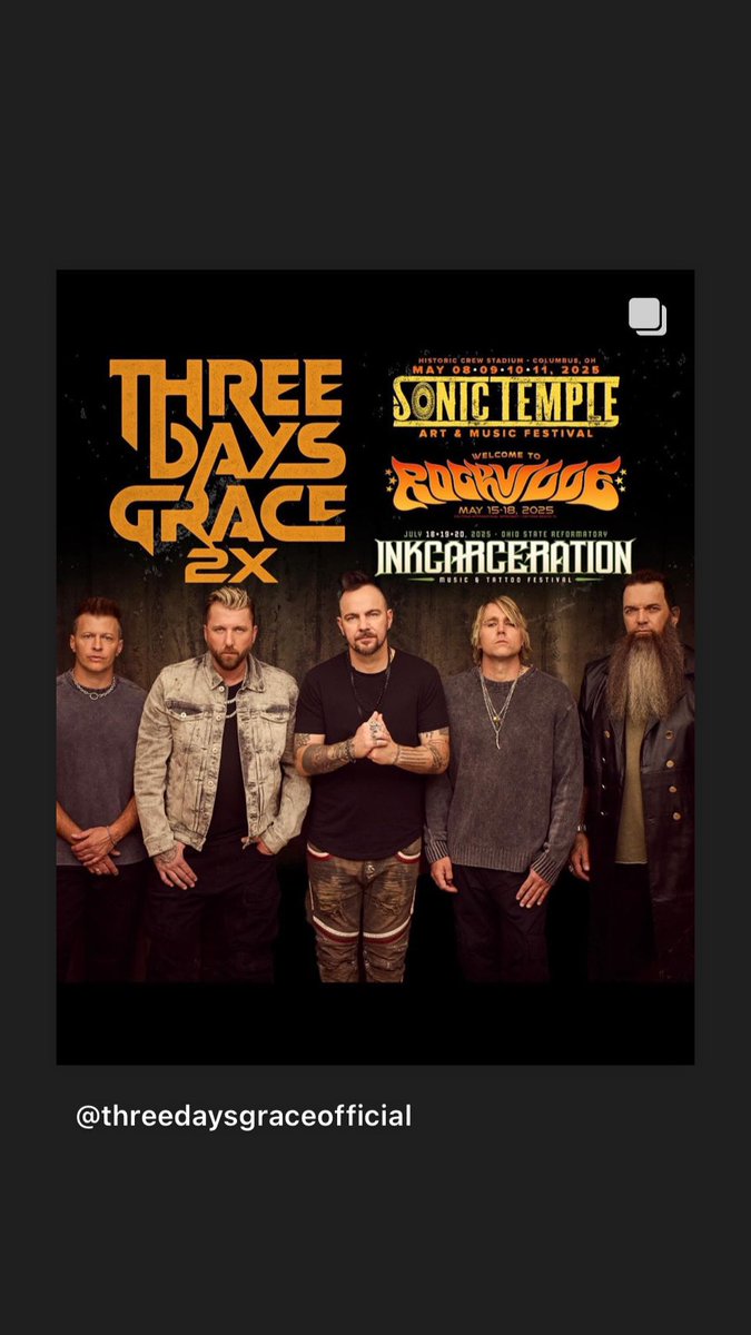 We’re coming to <a href="/SonicTempleFest/">Sonic Temple Festival</a> <a href="/RockvilleFest/">Welcome To Rockville</a> &amp; <a href="/InkcarFestival/">Inkcarceration Festival</a> !
How about you?