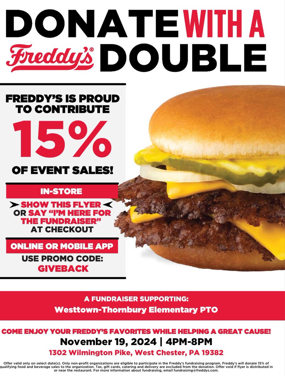 🐾 SAVE THE DATE! 11/19 from 4:00 to 8:00 🍟🍔