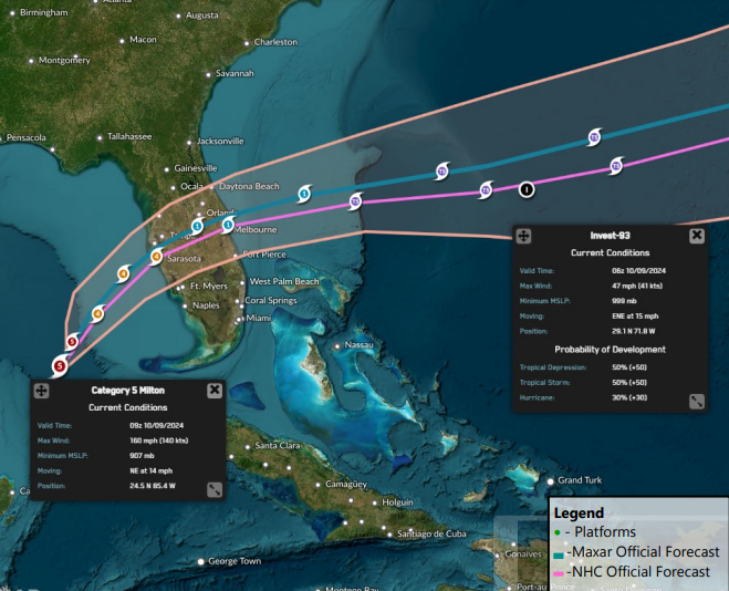 #phosphate, take notice.  

This isn't good.  I am less concerned about facilities being impacted and more worried about infrastructure (electric) damage as well as workers needing to take care of friends/family before returning to work.

It doesn't get much worse.  Godspeed.