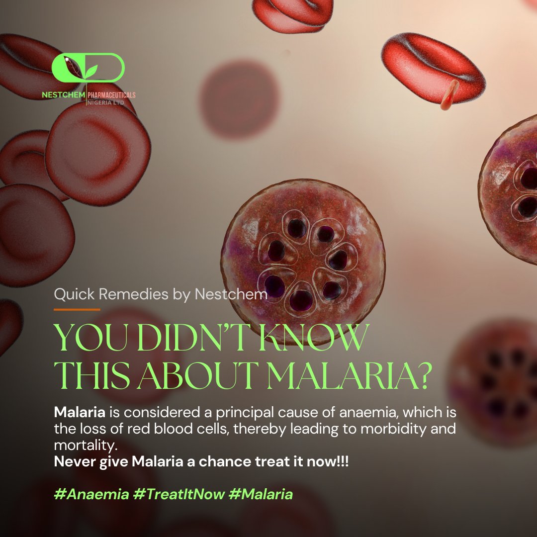 NestchemP's tweet photo. Here's something that you didn't know about Malaria👇

#malariaawareness #anemia https://t.co/HBzmbJaT4W