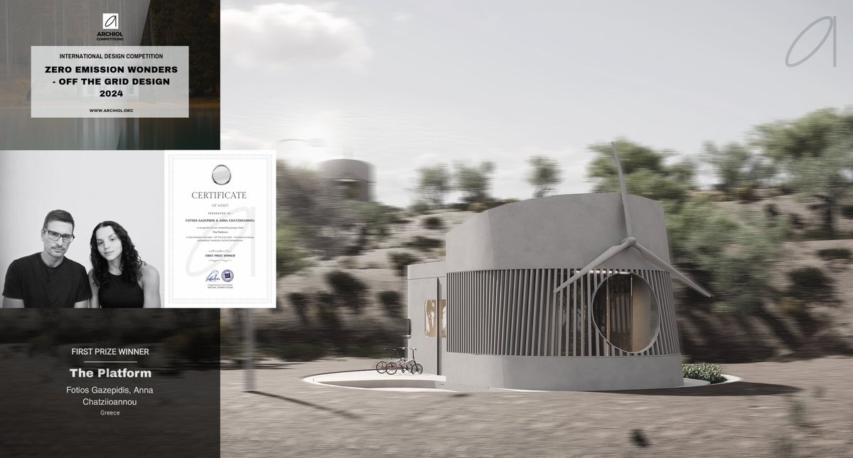 gconstructions's tweet image. THE PLATFORM PROJECT
INTERNATIONAL DESIGN COMPETITION WINNERS
“ZERO EMISSION WONDERS-OFF THE GRID_2024”
@ArchDaily @BUILDNER @
#architecturedesign #architecture #design #Sustainability  #EcoFriendly #Metaverse #Technology #OffTheGrid #zeroemission