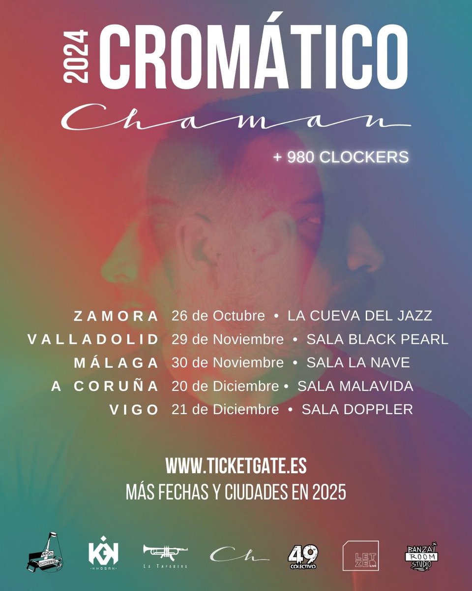 🌐 GIRA CROMÁTICO 🌐

Familia, feliz de anunciar que ya están disponibles las entradas de la gira CROMÁTICO para 2024.
Me hace una ilusión tremenda volver a los escenarios, me acompañan mis buenos amigos de @980clockers, se va a liar guapísima!
Enlace a las entradas en la bio!