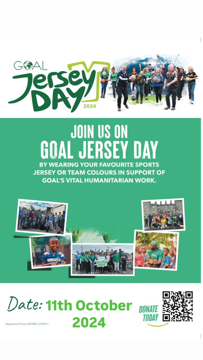 GOAL Jersey Day