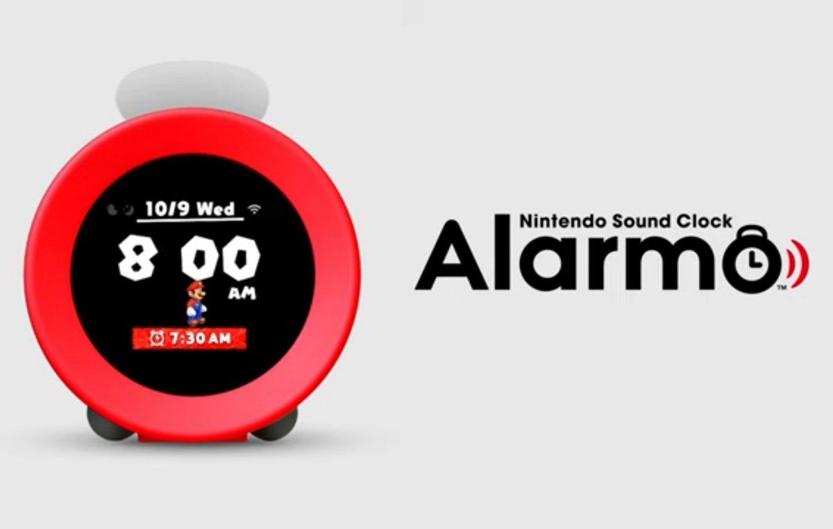 TRIPSTER0's tweet photo. Nintendo Should be sued for infringement, #Nintendo are behind on tech they're blatantly copying a decvice that came out in 2018, they can't even do that right, Amazon Echo Spot has 60x more capabilities. 

🤣🤌

#SHITENDO https://t.co/E2WJcyx4cT