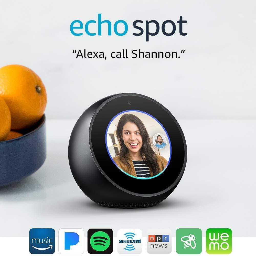 TRIPSTER0's tweet photo. Nintendo Should be sued for infringement, #Nintendo are behind on tech they're blatantly copying a decvice that came out in 2018, they can't even do that right, Amazon Echo Spot has 60x more capabilities. 

🤣🤌

#SHITENDO https://t.co/E2WJcyx4cT