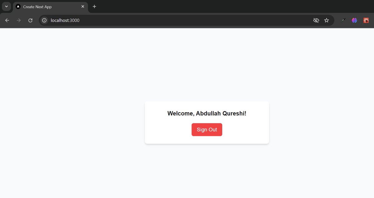 AbdullahQu15946's tweet photo. Learned the basics of NextAuth 🔐 in Next.js! 🎉 It simplifies third-party authentication (GitHub, Google, etc.) in just a few lines of code. Excited to explore advanced auth and implement it in my projects! #NextAuth #Nextjs #OAuth #WebDevelopment #LearningJourney https://t.co/YWWQjrOBVh