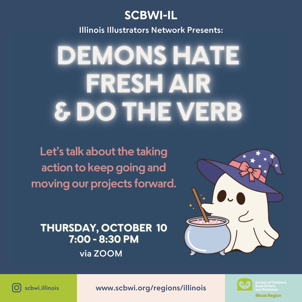 Join the Illustrator's Network Meeting tomorrow 10/10 7:00 pm via Zoom. Click the link in our profile and then click 'Join the SCBWI-IL for FREE Network Programs' to join the Zoom link! All are welcome!