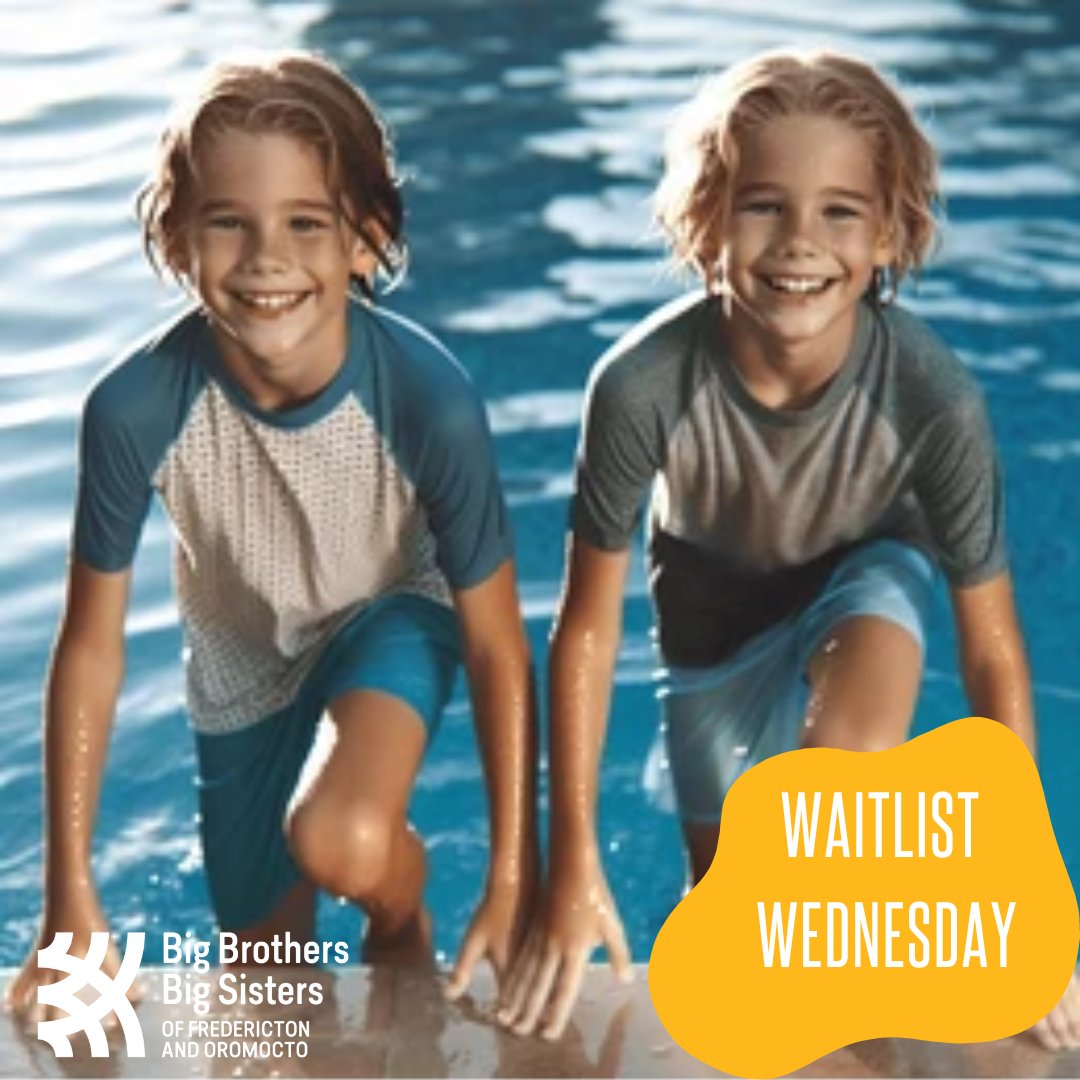 A 11-year old set of twin boys (not pictured) are waiting in Fredericton to meet their Big Brothers. They both love playing sports and swimming. These young boyswould love to go rock climbing. 
Will you be a BIG for them?
Apply today: bit.ly/BBBSFvolunteer See