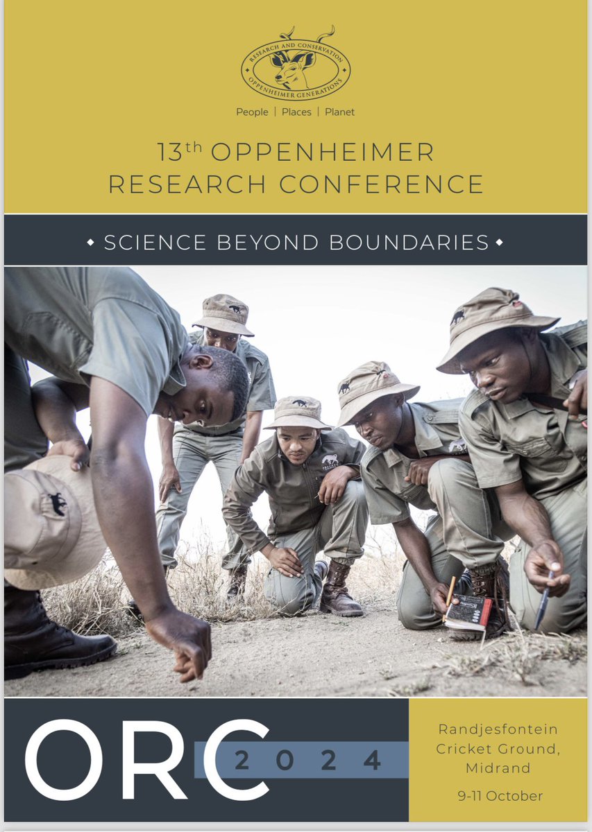 DrPeeChiwara's tweet photo. So excited to attend the 13th Oppenheimer Research Conference and present a poster on the importance of Tswalu for human evolution on behalf of @bschovil
#ORC2024 #ScienceBeyondBoundaries #GenusPalaeo #heri_uct #PASTEvolve #WomenInScience https://t.co/BI8njYH8b6