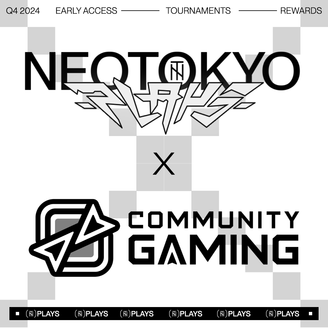 NeoTokyoCode's tweet photo. Neo Tokyo is excited to welcome @CommunityGaming as the FIRST official partner and sponsor of @NeoTokyoPlays Season 1!

CG is providing $50,000 of their upcoming token $CGX to SE1 prize pools, and they are our go-to bracket + tourney platform.

With crypto payout integration, CG is an obvious choice to partner and help bring crypto gaming to the masses, together🤝