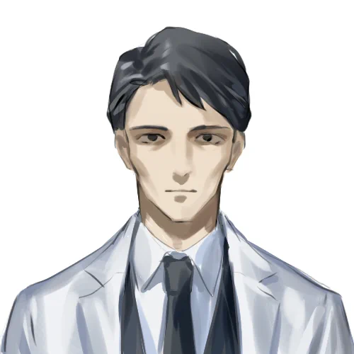 今回の探索者 シナリオに合わせたのでとても暗い顔をしている
