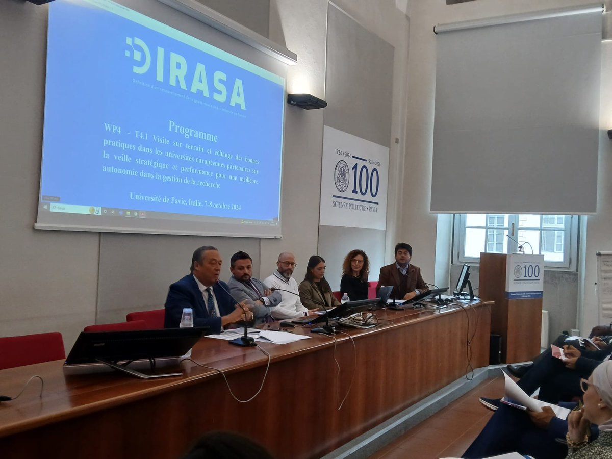 info_dirasa's tweet photo. Retour enrichissant de notre visite à @unipv . De nouvelles idées et de nouvelles collaborations à la clé ! https://t.co/zo972FpfXU
#DIRASA #ErasmusPlus #CBHE #Recherche #Innovation 🇮🇹 https://t.co/Nxdi9WdN4f
