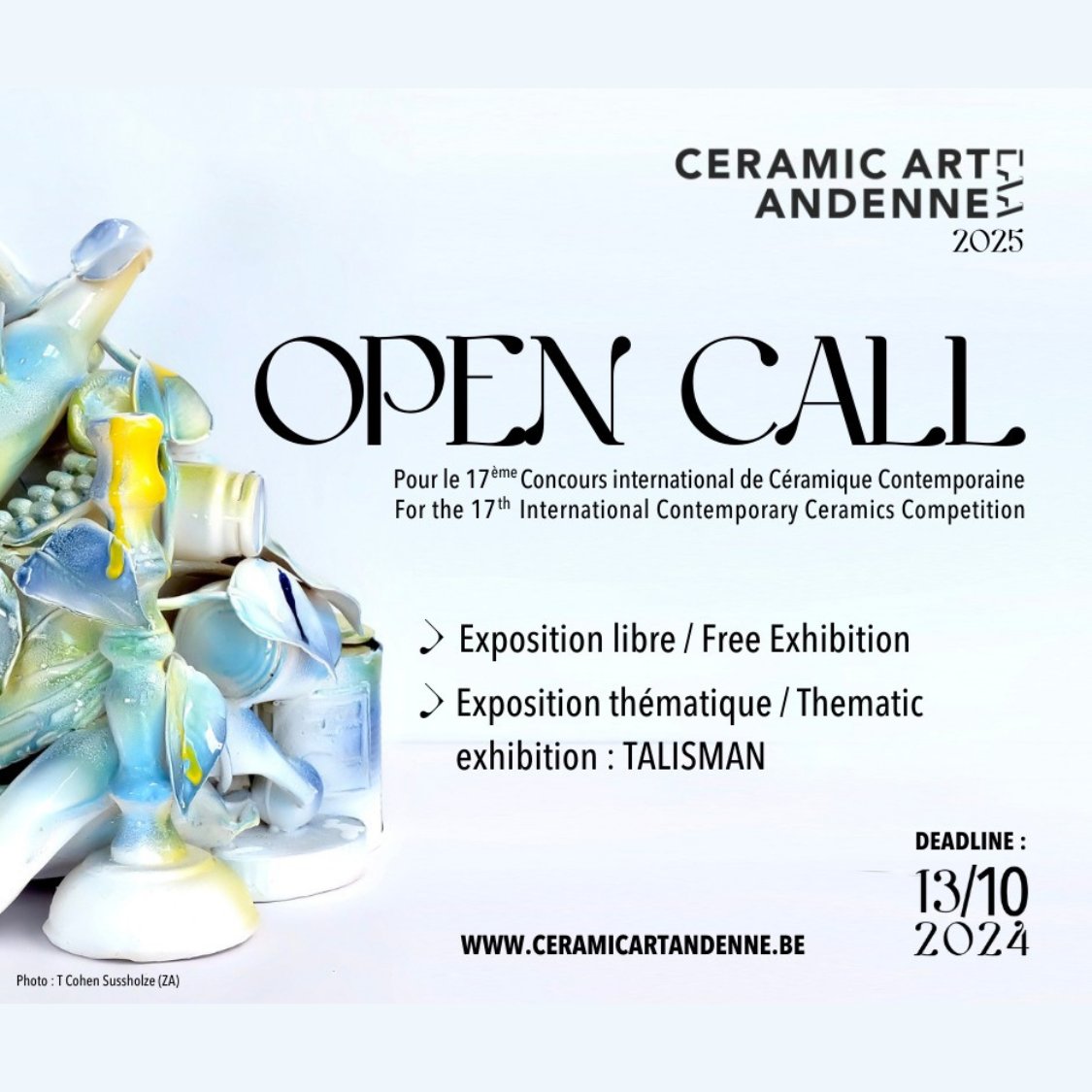 ceramicmagazine's tweet photo. 📅 We recently published our 2025 calendar of ceramic competitions, biennales, festivals, and fairs: https://t.co/MGssYCYT7F

There are currently 20 events listed, including four international competitions with open applications—more will be added soon. https://t.co/5IhmpOAK2n