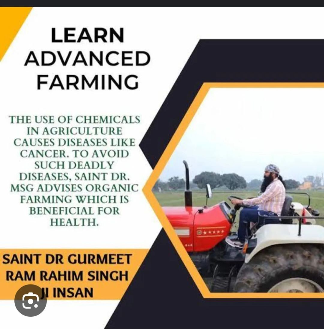 Nehainsan25's tweet image. A profitable business option for youth - #OrganicFarming Saint Dr MSG urges the youth to opt for #AdvanceAgriculture as an occupation, which not only gives good earnings but also is great for maintaining a healthy lifestyle connected to nature. #OrganicFarmingTips
