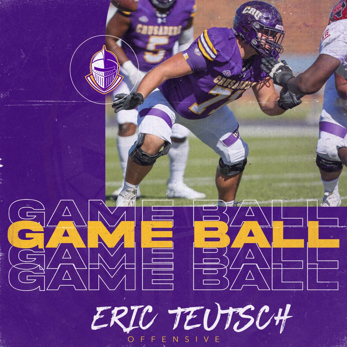 and the game balls go to .... 

#gocru
