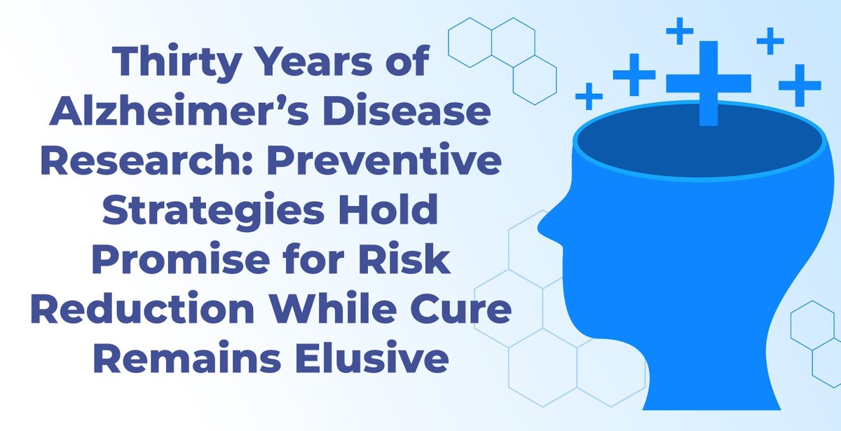 CheckOrphan's tweet image. Thirty Years of Alzheimer’s Disease Research: Preventive Strategies Hold Promise for Risk Reduction While Cure Remains Elusive - Check the Link for More  shorturl.at/ifxig  #Alzheimers  #BrainDisorders  #RareDiseases