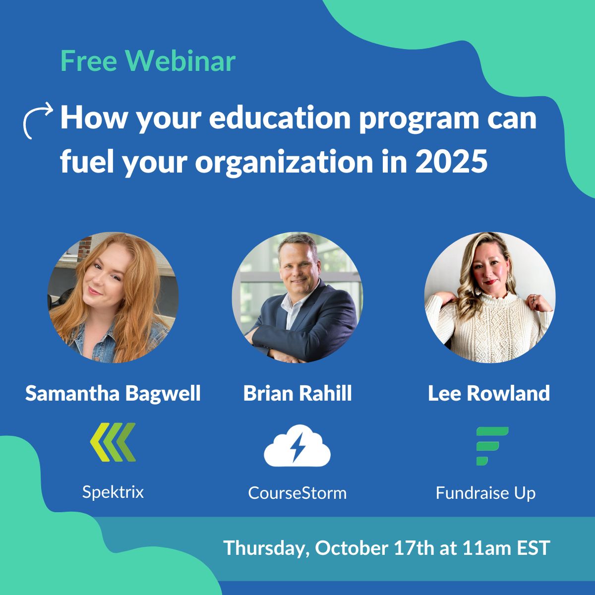 CourseStorm's tweet image. Ready to make 2025 your best year yet? Learn how to build an education program that fuels your entire org! 🎓💡 Join our free panel on Oct 17 for actionable strategies from industry experts.

Save your spot today: bit.ly/3XviNr0