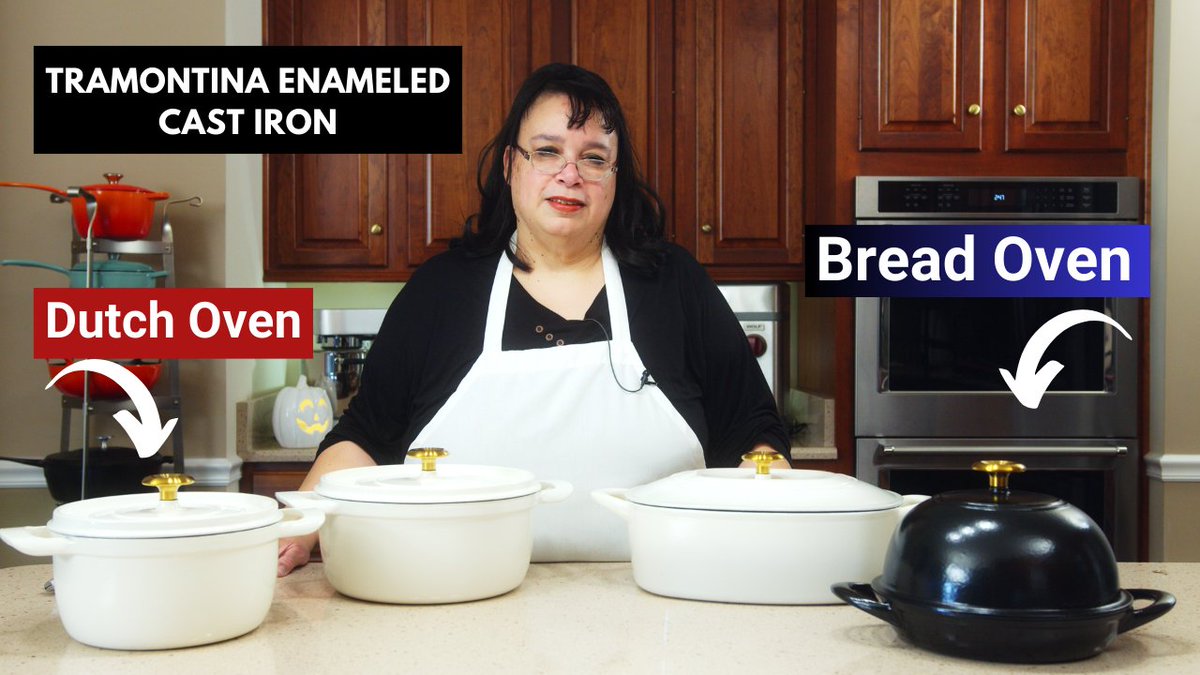 AmyLearnstoCook's tweet image. Tramontina Enameled Cast Iron | Dutch Oven and Bread Oven. For the video, visit Amy Learns to Cook on YouTube! #castiron #dutchoven #breadoven #tramontina #cooking #cookware #amylearnstocook youtu.be/z6Nvu36O1sw?si… via @YouTube